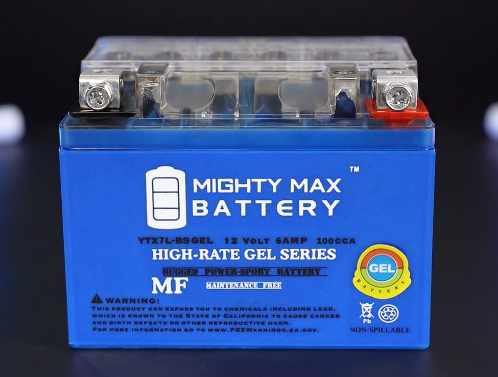 Amazon.com: Mighty Max Battery YTX7L-BS GEL -12 Volt 6 AH, GEL